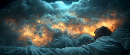 Человек пребывает в своей постели, где его личность претерпевает удивительный процесс трансформации. Во время глубокого сна